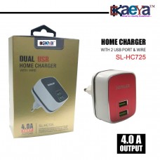 OkaeYa SL-HC725 Home Charger With USB Port and Wire